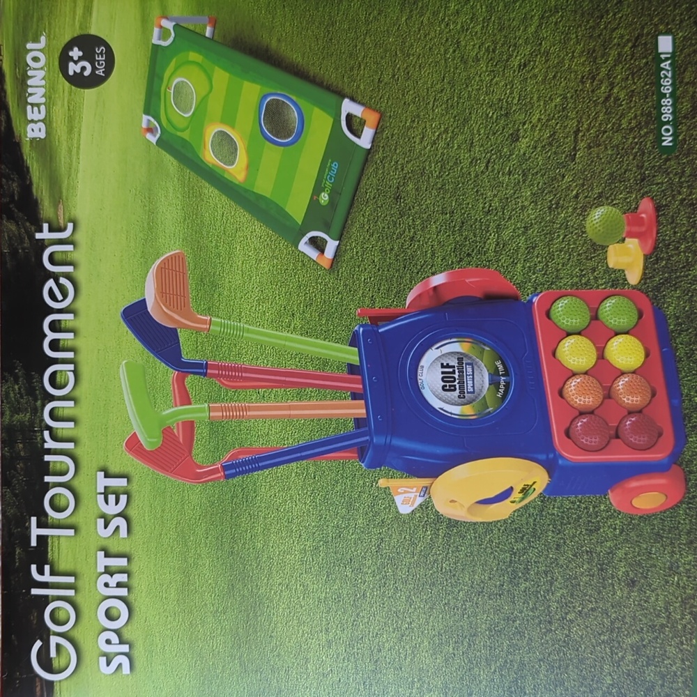 NIB 30 Piece Kids Toy Golf Set